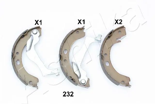 Handler.Part Brake shoe set, parking brake ASHIKA 5502232 1