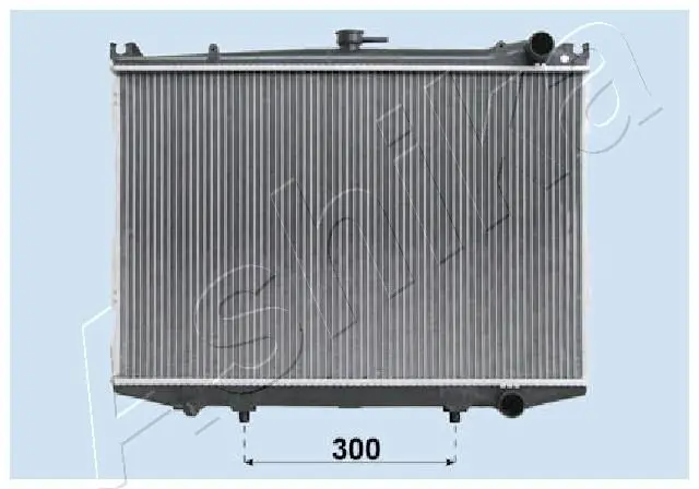 Handler.Part Radiator, engine cooling ASHIKA RDA213047 1