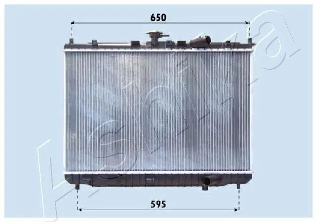 Handler.Part Radiator, engine cooling ASHIKA RDA333025 1