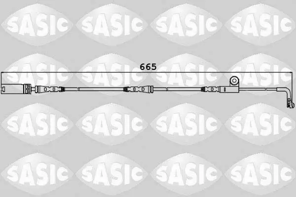 Handler.Part Warning contact, brake pad wear SASIC 6236010 1