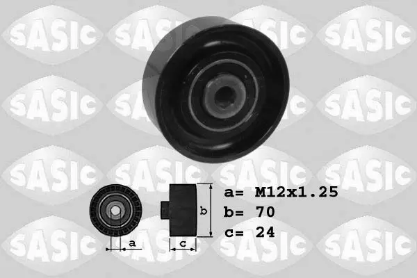 Handler.Part Deflection/guide pulley, v-ribbed belt SASIC 1620033 1