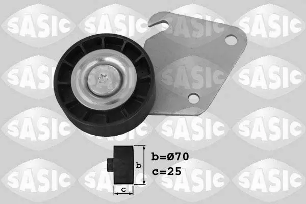 Handler.Part Deflection/guide pulley, v-ribbed belt SASIC 1620048 1