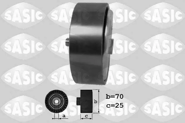 Handler.Part Deflection/guide pulley, v-ribbed belt SASIC 1620057 1