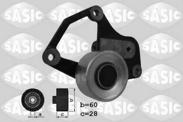 Handler.Part Deflection/guide pulley, v-ribbed belt SASIC 1620064 1