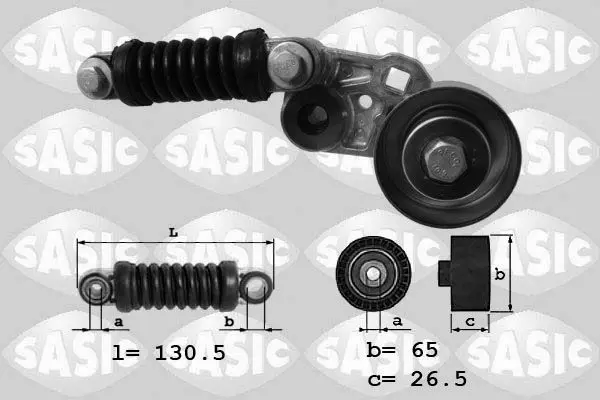 Handler.Part Belt tensioner, v-ribbed belt SASIC 1620076 1