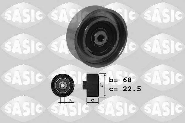 Handler.Part Deflection/guide pulley, v-ribbed belt SASIC 1624025 1