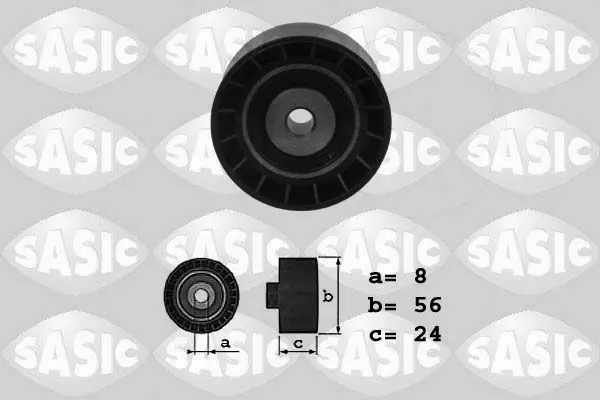 Handler.Part Deflection/guide pulley, v-ribbed belt SASIC 1624027 1