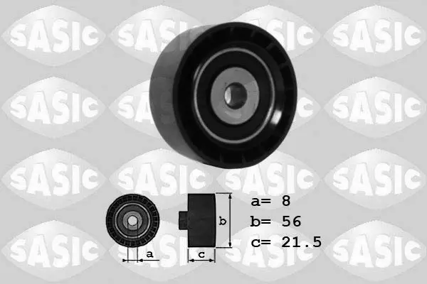 Handler.Part Deflection/guide pulley, v-ribbed belt SASIC 1624031 1