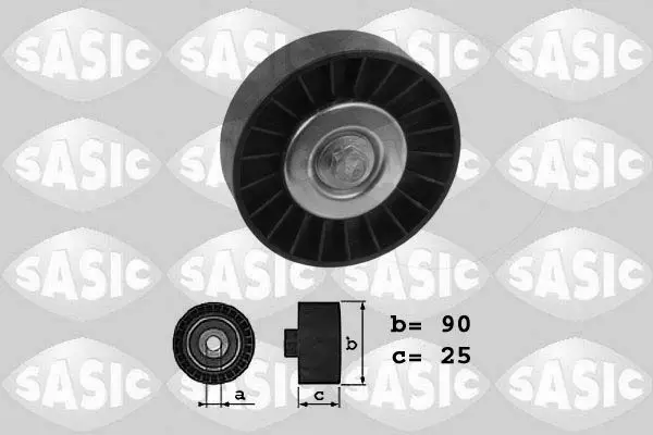 Handler.Part Deflection/guide pulley, v-ribbed belt SASIC 1626010 1