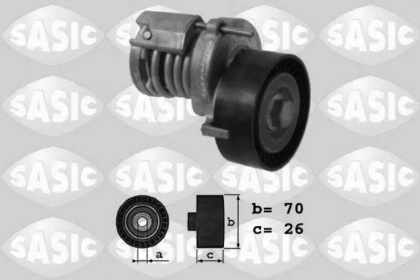 Handler.Part Belt tensioner, v-ribbed belt SASIC 1626024 1