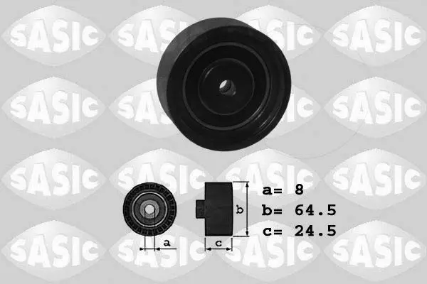 Handler.Part Deflection/guide pulley, v-ribbed belt SASIC 1626043 1