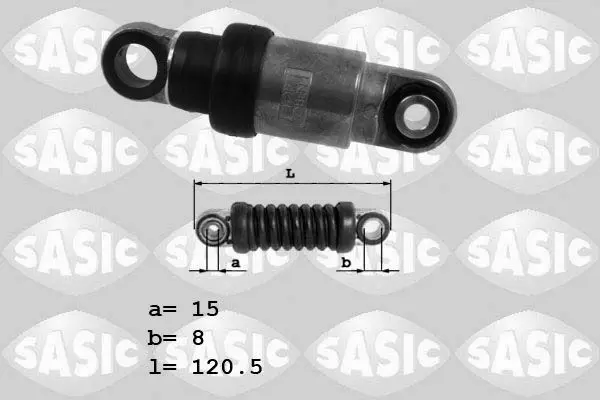 Handler.Part Belt tensioner, v-ribbed belt SASIC 1626057 1