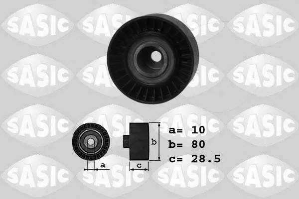 Handler.Part Deflection/guide pulley, v-ribbed belt SASIC 1626077 1