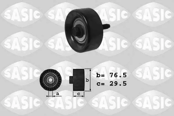 Handler.Part Deflection/guide pulley, v-ribbed belt SASIC 1626082 1