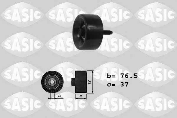 Handler.Part Deflection/guide pulley, v-ribbed belt SASIC 1626113 1