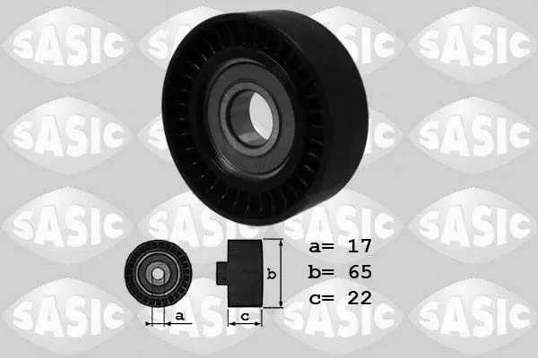 Handler.Part Deflection/guide pulley, v-ribbed belt SASIC 1626130 1