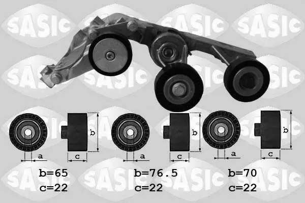 Handler.Part Belt tensioner, v-ribbed belt SASIC 1626134 1