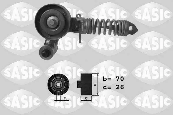 Handler.Part Belt tensioner, v-ribbed belt SASIC 1626147 1