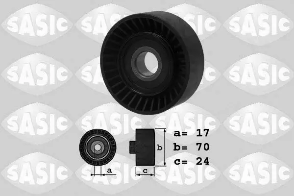 Handler.Part Deflection/guide pulley, v-ribbed belt SASIC 1626170 1