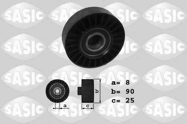 Handler.Part Deflection/guide pulley, v-ribbed belt SASIC 1626171 1