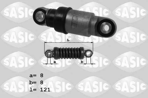 Handler.Part Belt tensioner, v-ribbed belt SASIC 1626172 1