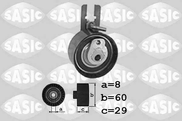 Handler.Part Tensioner pulley, timing belt SASIC 1700013 1