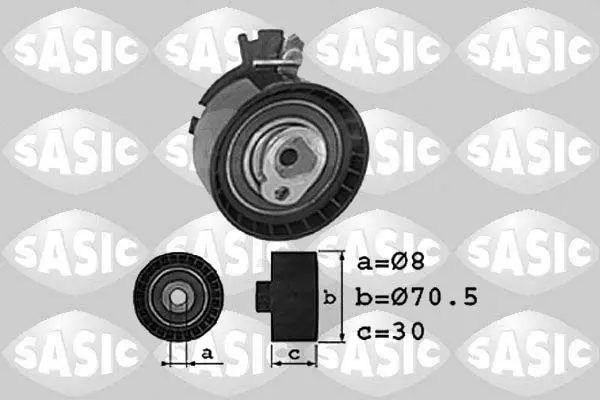 Handler.Part Tensioner pulley, timing belt SASIC 1700016 1