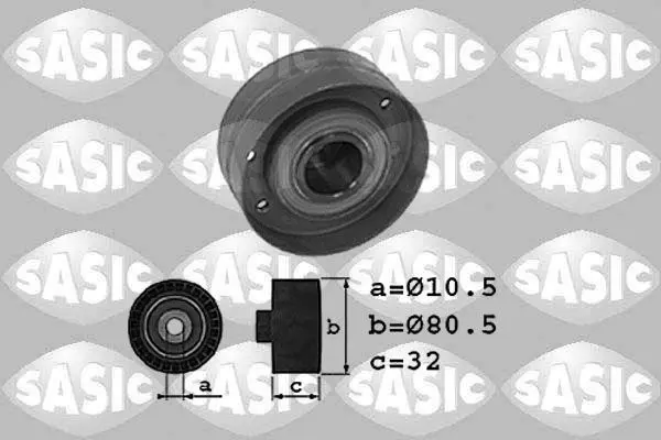 Handler.Part Deflection/guide pulley, timing belt SASIC 1704004 1