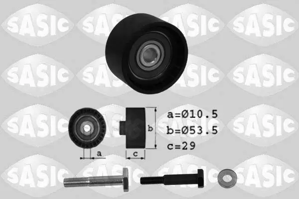 Handler.Part Deflection/guide pulley, timing belt SASIC 1706008 1