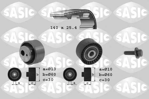 Handler.Part Timing belt set SASIC 1750009 1