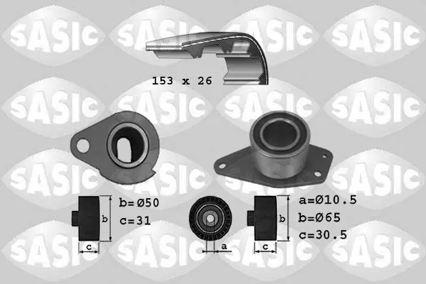 Handler.Part Timing belt set SASIC 1754020 1