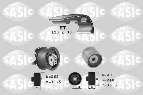 Handler.Part Timing belt set SASIC 1756003 1