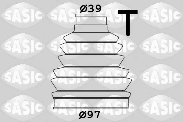 Handler.Part Bellow set, drive shaft SASIC 1900005 1