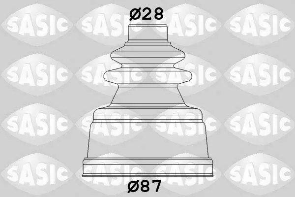 Handler.Part Bellow set, drive shaft SASIC 1900018 1