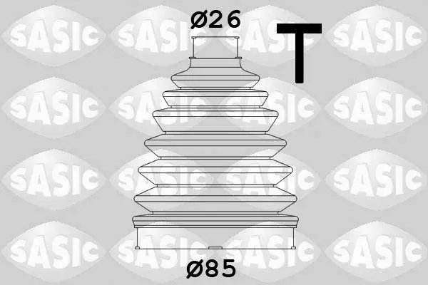 Handler.Part Bellow set, drive shaft SASIC 1904021 1