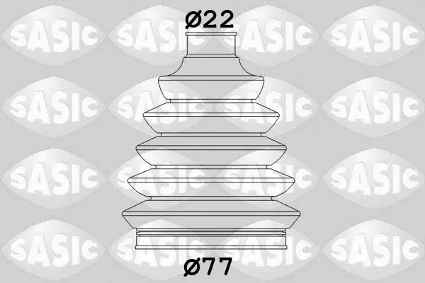 Handler.Part Bellow set, drive shaft SASIC 1904036 1