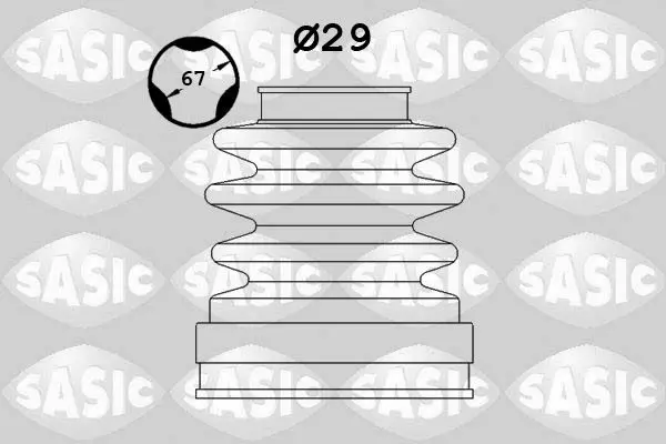 Handler.Part Bellow set, drive shaft SASIC 1906011 1