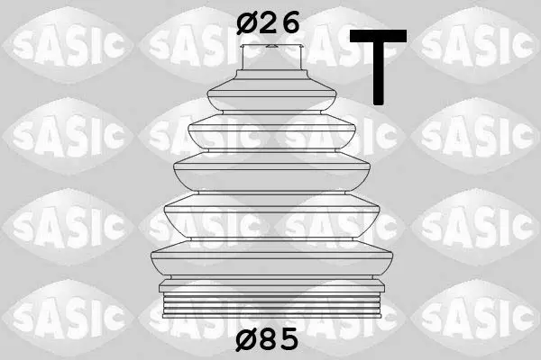 Handler.Part Bellow set, drive shaft SASIC 1906038 1