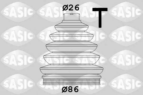 Handler.Part Bellow set, drive shaft SASIC 1906054 1