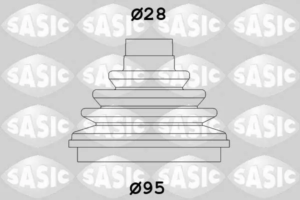 Handler.Part Bellow set, drive shaft SASIC 2933003 1