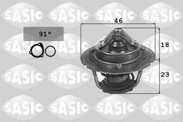 Handler.Part Thermostat, coolant SASIC 3306007 1