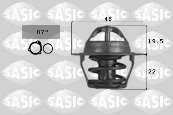 Handler.Part Thermostat, coolant SASIC 3306012 1