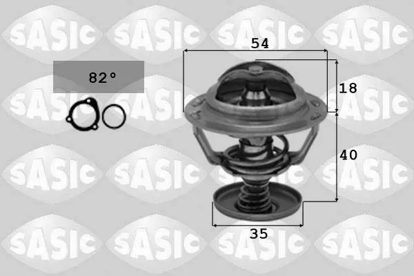 Handler.Part Thermostat, coolant SASIC 3306023 1