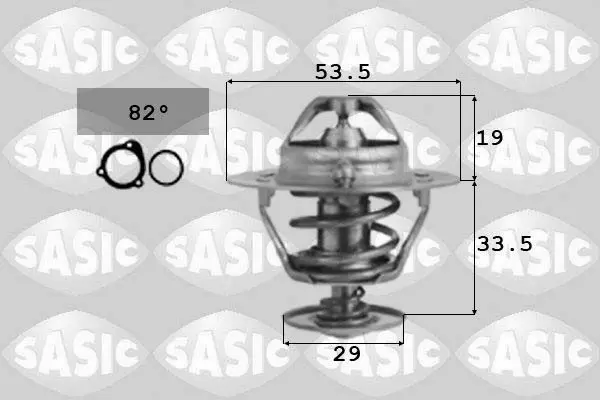 Handler.Part Thermostat, coolant SASIC 3306030 1