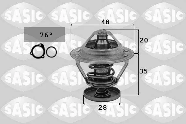 Handler.Part Thermostat, coolant SASIC 3306042 1