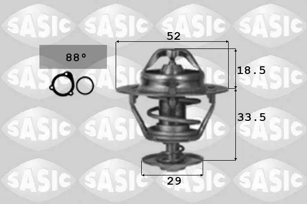 Handler.Part Thermostat, coolant SASIC 3306064 1