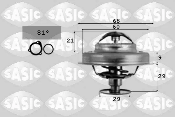 Handler.Part Thermostat, coolant SASIC 3371641 1