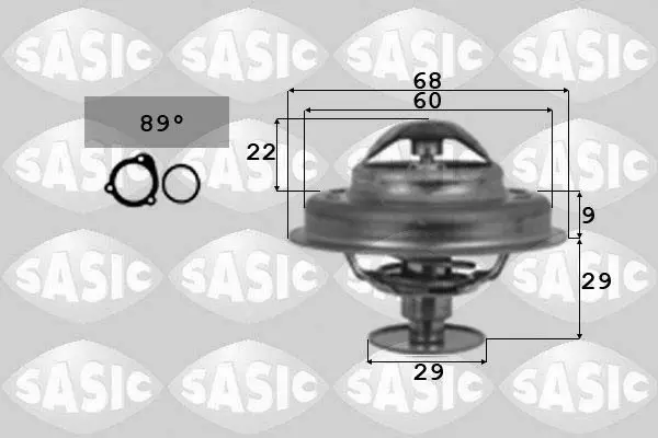 Handler.Part Thermostat, coolant SASIC 3381041 1