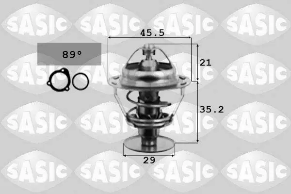 Handler.Part Thermostat, coolant SASIC 3381211 1