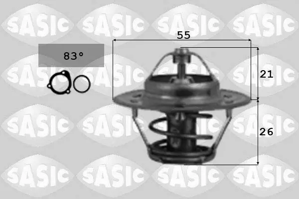 Handler.Part Thermostat, coolant SASIC 3381391 1